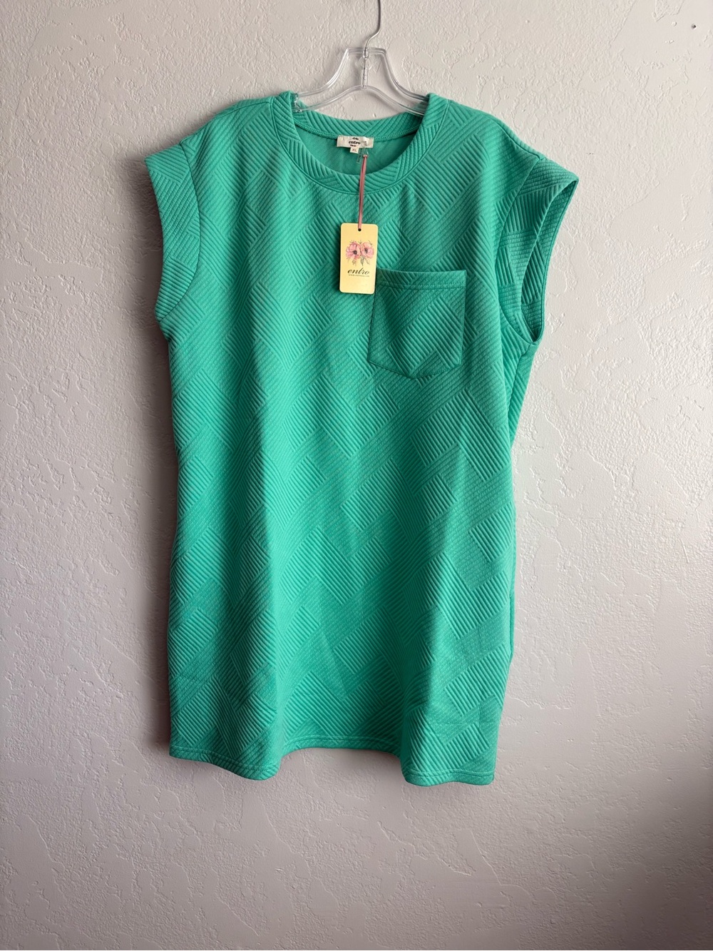 ❤️NEW entro Sleeveless Textured Dress - Teal